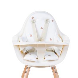 Coussin chaise haute bébé universel Ange Jersey Points dorés - Made in Bébé