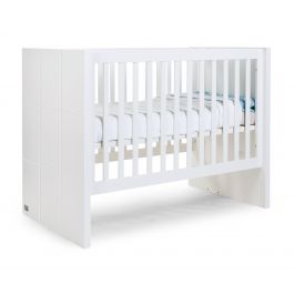 Quadro White Lit Bebe Evolutif 60x1 Cm Sommier Lattes 90x0 Cm Childhome Com