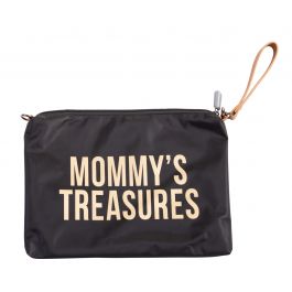 mommy bag black gold