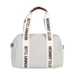 Nusery bag Mommy Club Signature Canvas off white
