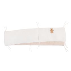 Laufgitter Schutz - 35x340 Cm - Jersey Melange Beige / Musse