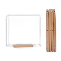 Evolu Extra Set De Pieds Longues + Repose Pieds - Bois - Bla