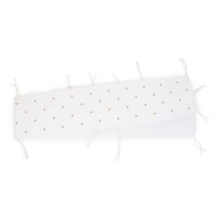 Parkomranding - 35x340 Cm - Jersey + Mousseline - Hearts