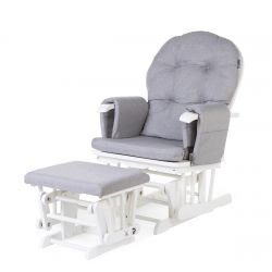 Housse De Coussin Pour Fauteuil A Bascule Coton Polyester Blanc Childhome Com