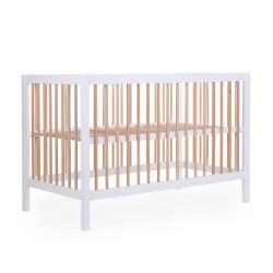 COT 97 - Babybett - 120x60Cm - Weiß Natur