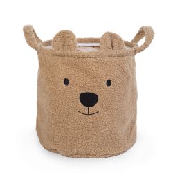 Aufbewahrungskorb - 30x30x30 Cm - Teddy - Braun