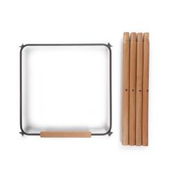 Evolu Extra Set De Pieds Longues + Repose Pieds - Bois - Ant