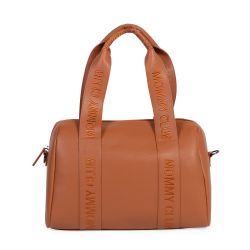 Nusery bag Mommy Club Signature Vegan leather brown