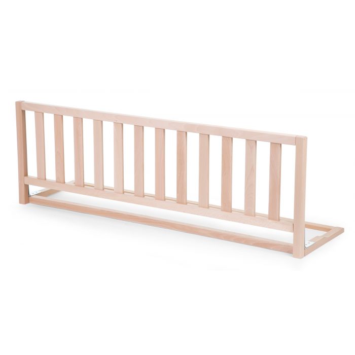 Bed Rail 120 Cm Wood Natural, Wooden Baby Bed Railway