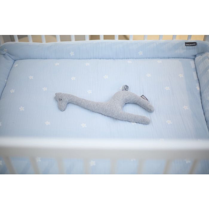 Tapis De Parc 75x95 Cm Mousseline Fleur Bleue