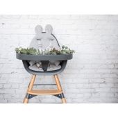 Evolu Kinderstoel - Verstelbaar In Hoogte (50-75 Cm/*90 Cm) - Naturel Anthraciet