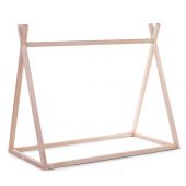 Lit Tipi - 70x140 Cm - Bois - Naturel