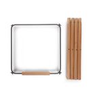 Legs for high chair Evolu naturel anthracite