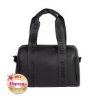 Nursery bag Mommy Club - Signature -  Vegan leather - Black