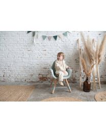 Evolu High Chair - Adjustable In Height (50-75 Cm/*90 Cm) - Natural Mint