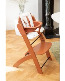 EVOSIT High Chair + Feeding Tray - Rust
