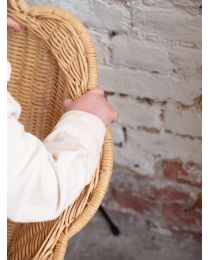 Kids chair Flower rattan