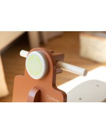 Schommel Scooter - MDF - Roest Zwart