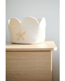 Mand bloem - 30x20x15CM- Katoen - Ecru