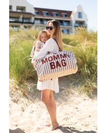 Nursery bag Mommy Bag ® Stripes nude