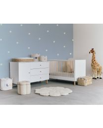 Cot bed 70x140cm Wonder White