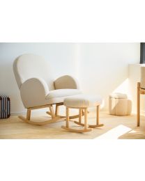 Rocking Footrest - Linen - Beige