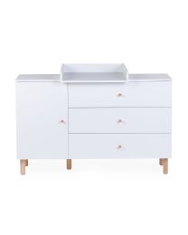 Chest 4 drawers Wonder white