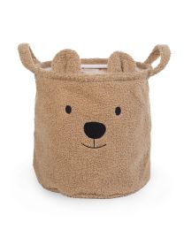 Aufbewahrungskorb - 30x30x30 Cm - Teddy - Braun