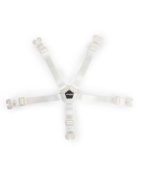 5-point harness white