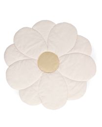 Playmat 110cm Flower offwhite