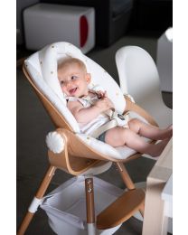 Evolu Newborn Seat Cushion - Jersey - Gold Dots