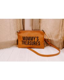 Mommy's Treasures Clutch - Leatherlook Brown