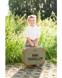 Mini Traveller Kinderkoffer - Canvas - Kaki