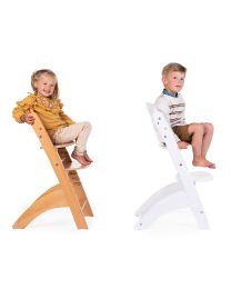 Lambda 3 Baby High Chair + Feeding Tray - Wood - Natural