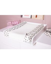 Changing Mat Cover - Jersey + Terry - Leopard