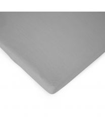 Fitted Sheet Playpen - 75x95 Cm - Jersey - Grey