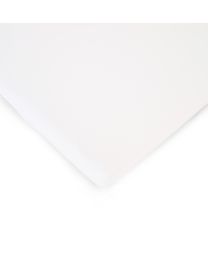 Fitted Sheet Baby Bed - 60x120 Cm - Bio Cotton - White