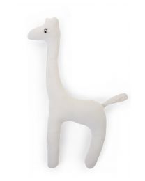 Baby Giraf Knuffel - Jersey - Wit