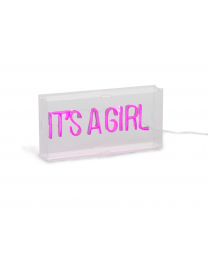 Neon Light Box - It's A Girl - Pink