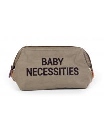 Baby Necessities Toiletry Bag - Canvas - Khaki