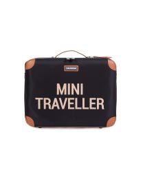 Mini Traveller Valise Enfant - Noir Or
