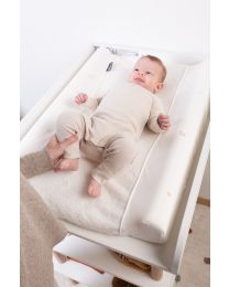 Changing Mat Cover - Jersey - Forest - Muslin Vichy