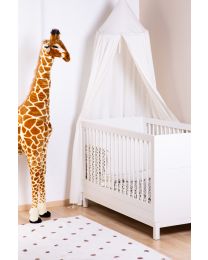 Hanging Bed Canopy Tent + playmat - 120x120x230 Cm - Jersey - Off White