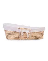 Moses Basket Cover - Jersey - Off White