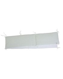 Playpen Protection - 35x340 Cm - Jersey - Forest - Muslin Vichy