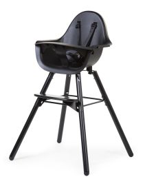 Evolu Kinderstoel - Verstelbaar In Hoogte (50-75 Cm/*90 Cm) - Zwart