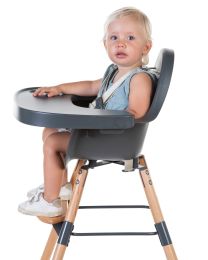 Evolu 2 High Chair - Adjustable In Height (50-75 Cm/*90 Cm) - Natural Anthracite