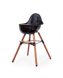 Evolu 2 Kinderstoel - Verstelbaar In Hoogte (50-75 Cm/*90 Cm) - Walnoot/Zwart