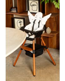 Evolu High Chair - Adjustable In Height (50-75 Cm/*90 Cm) - Nut/Black