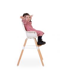 Evolu 2 Kinderstoel - Verstelbaar In Hoogte (50-75 Cm/*90 Cm) - Naturel Wit